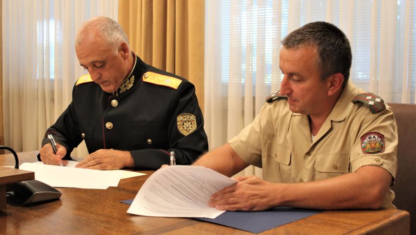 Меморандум за сътрудничество между Националната служба за охрана (НСО) и Института по отбрана „Проф. Цветан Лазаров“