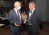 Discussion at the conference - Deputy Defense Minister Anatoly Velichkov and Atanas Zapryanov