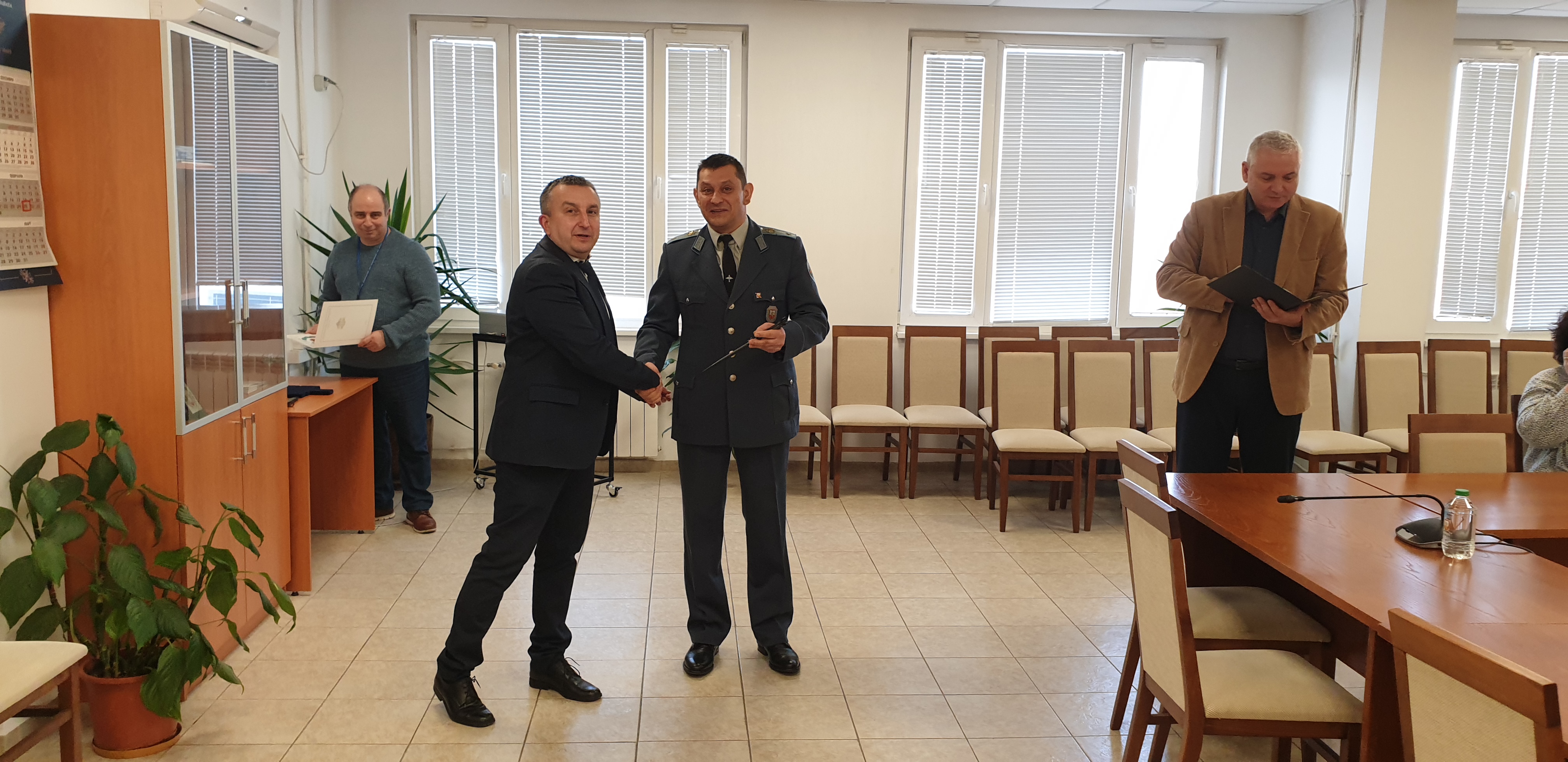 Награждаване на майор Янчо Тодоров
